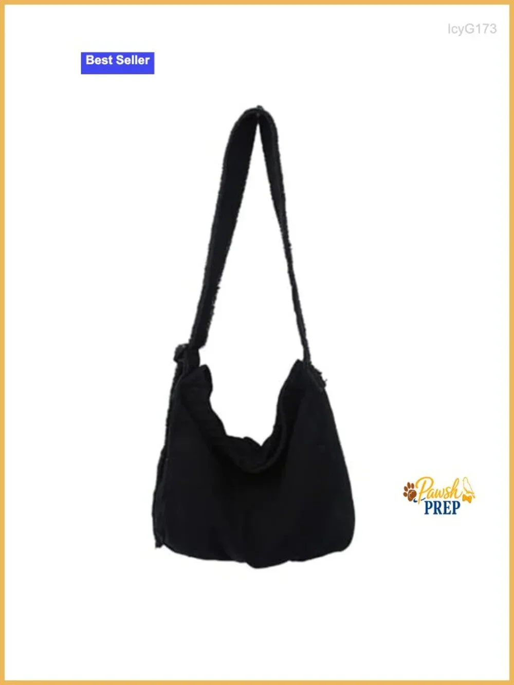 Grunge Boho Hobo Crossbody Bag Canvas Sling Purse Y2K Gothic Goth Travel